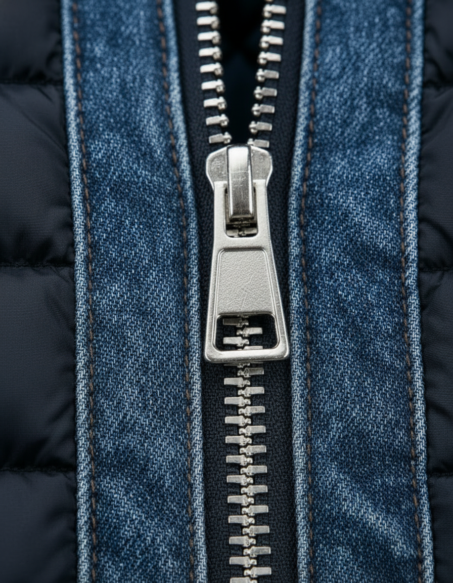 Amos | Hybrid Quilted Denim Jacket