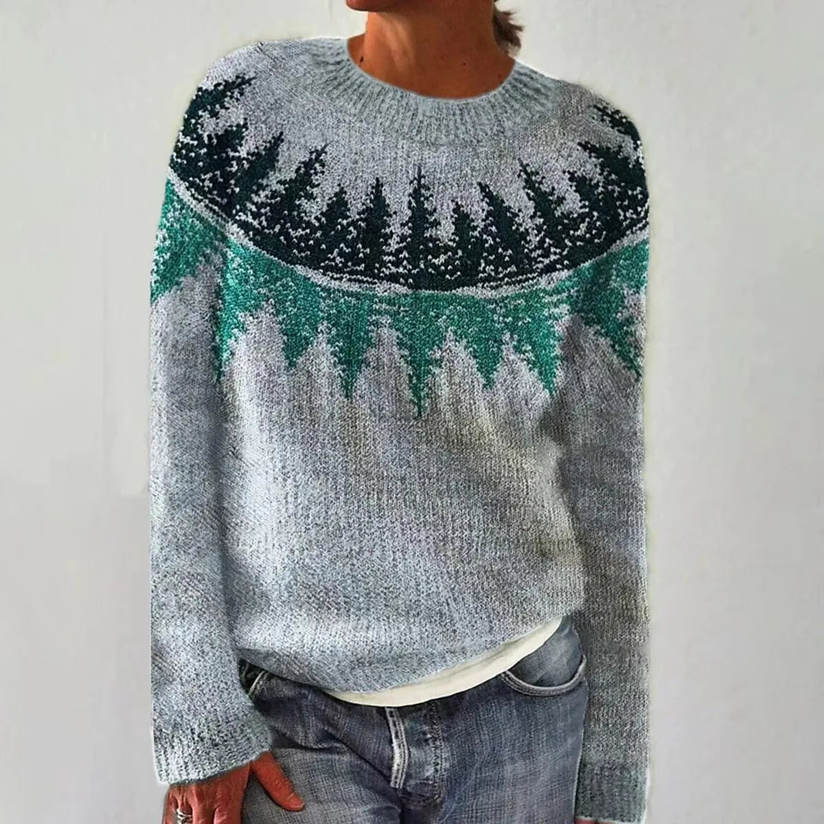 Lena | Scandinavian Knitted Sweater