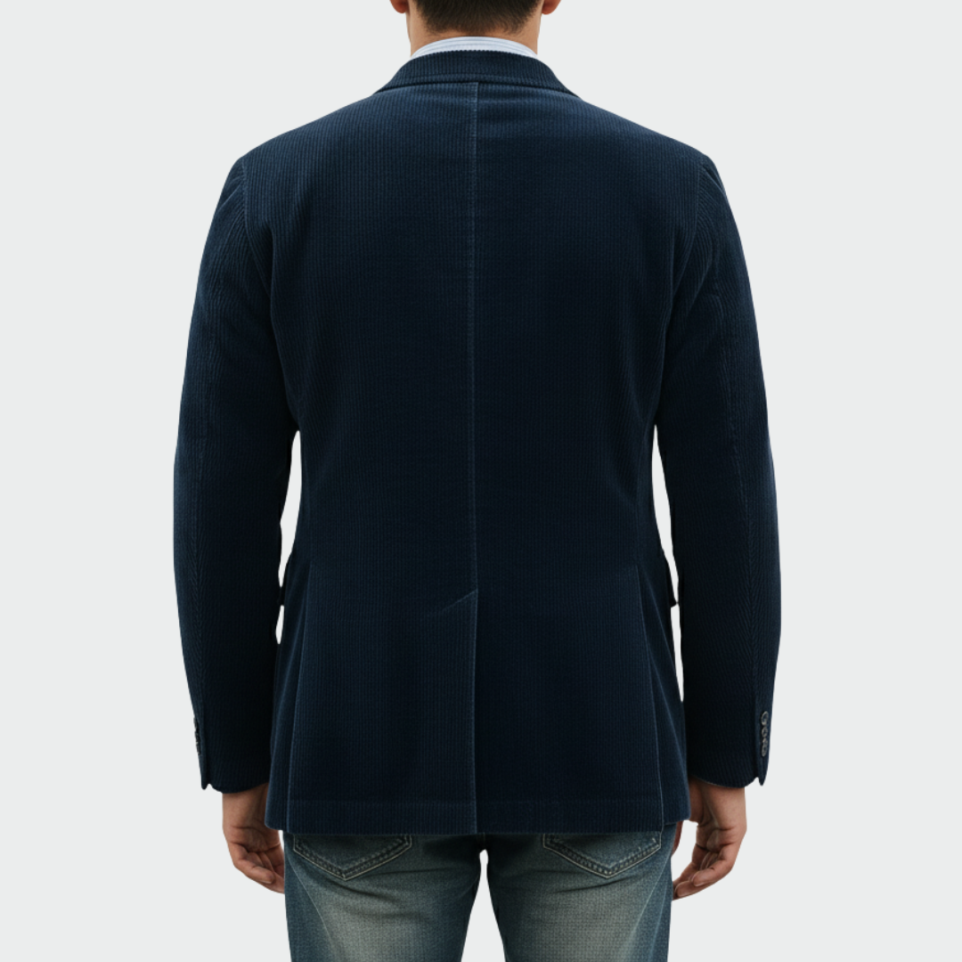 Keegan | Men's Velvet Blazer & Waistcoat Set