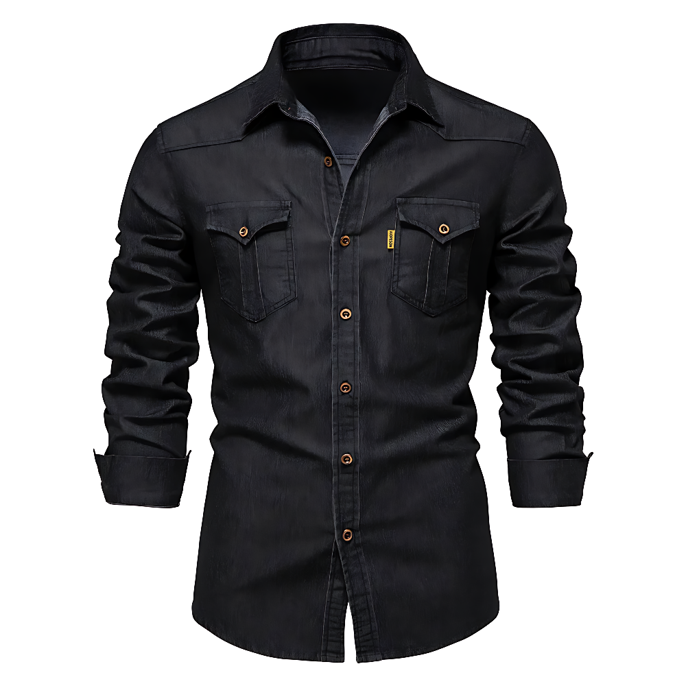 Lance | High-Quality Cotton Denim Shirt