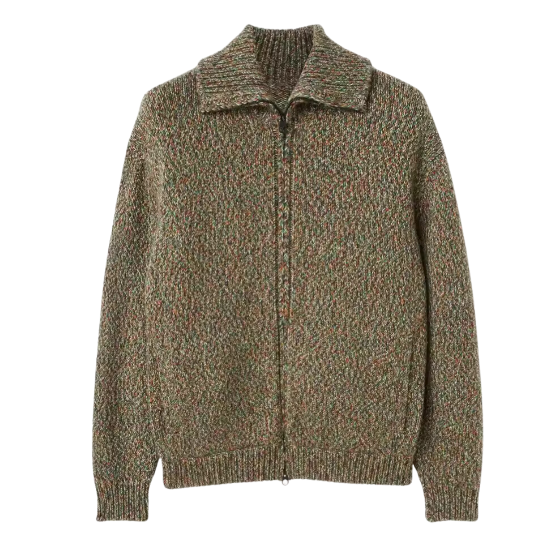Joshua | Zip-Up Bomber in Alpaca Wool